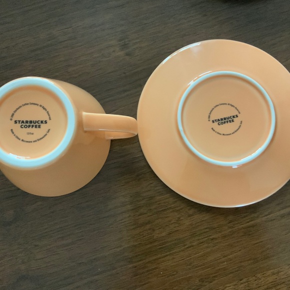 Starbucks Collectible 2006 Polka Dot Cups & Saucers Set of 4 - Picture 4 of 4